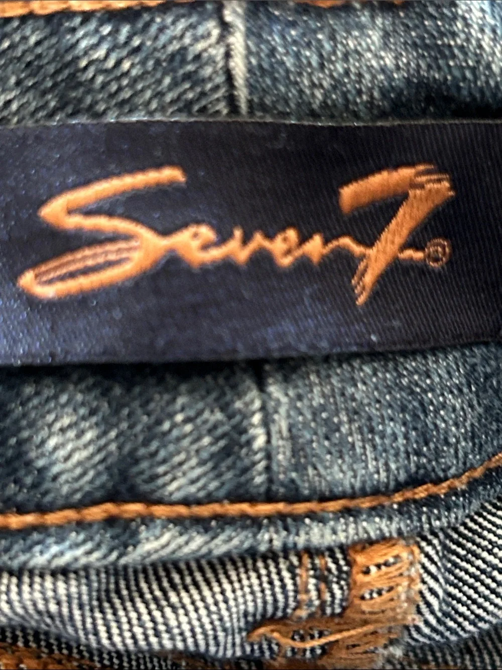Seven7 Dark Blue Boot Cut Jeans
